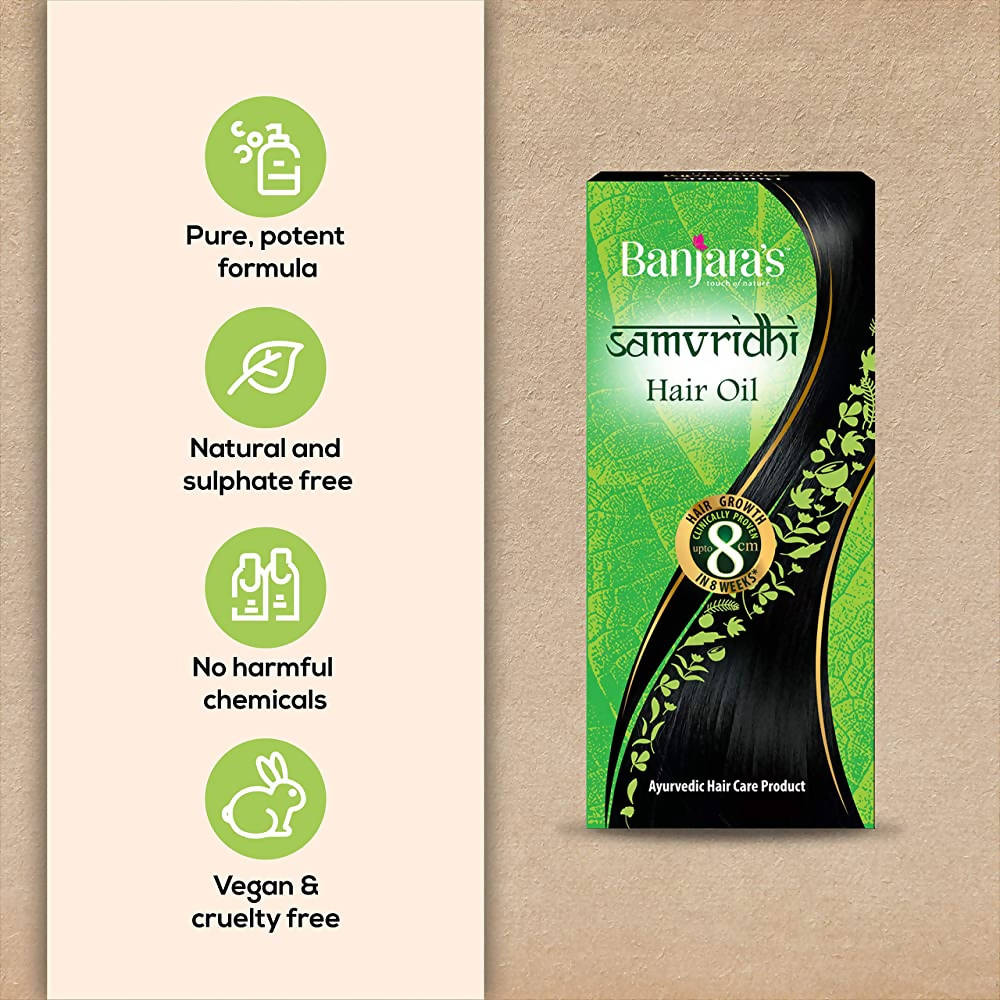 Banjara's Samvridhi Hair Oil - Vamzn#