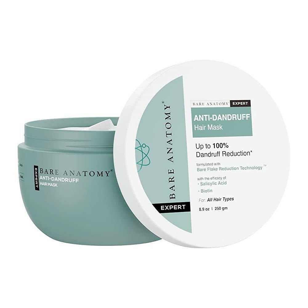 Bare Anatomy Expert Anti - Dandruff Hair Mask with Biotin & Solicylic for Hair Smoothing & Conditioning - Vamzn#