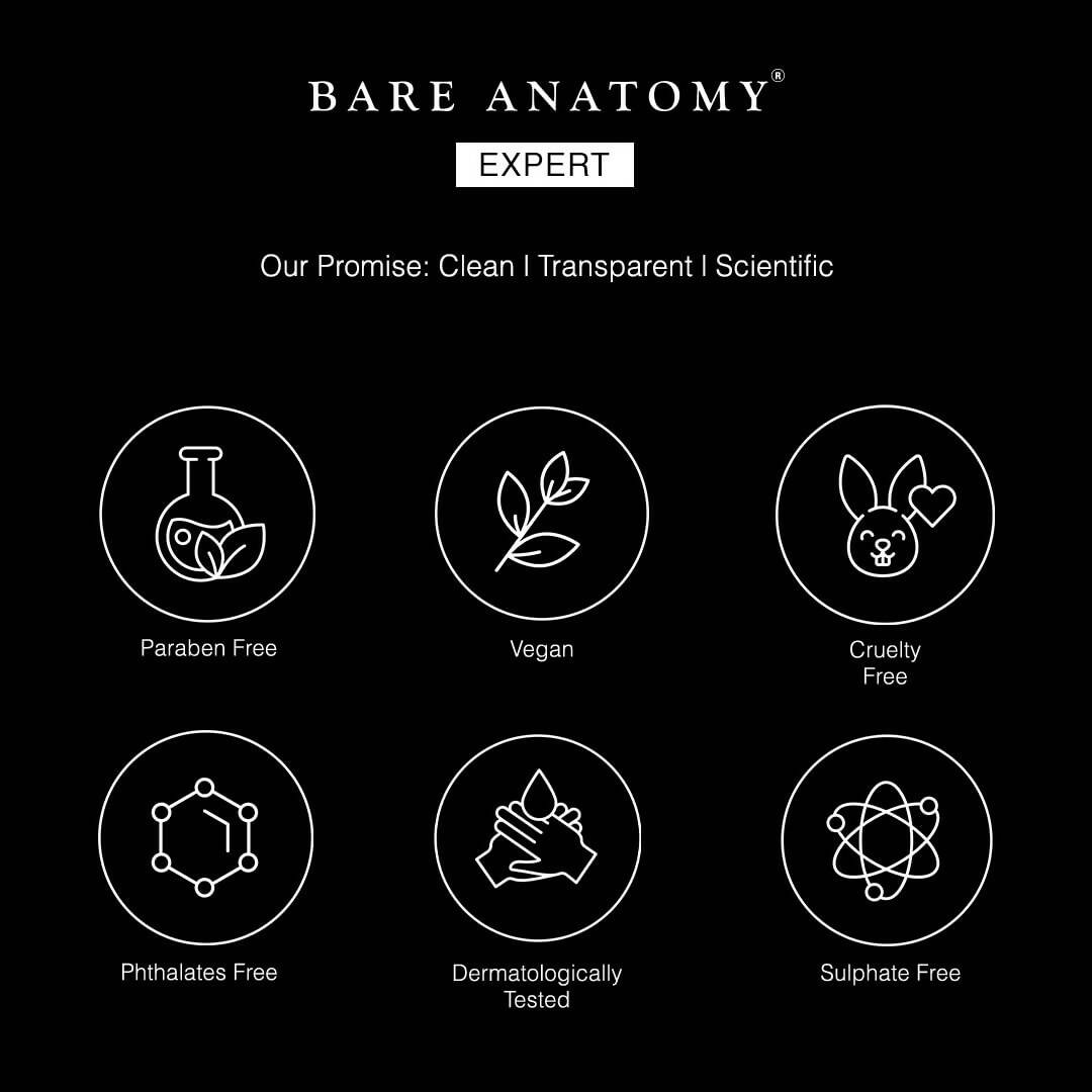 Bare Anatomy Expert Anti - Dandruff Shampoo with Salicylic Acid & Biotin - Vamzn#