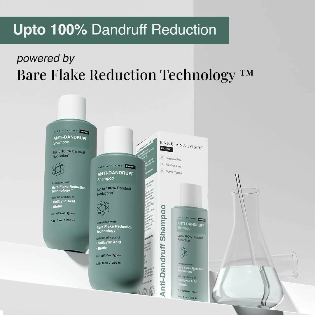 Bare Anatomy Expert Anti - Dandruff Shampoo with Salicylic Acid & Biotin - Vamzn#