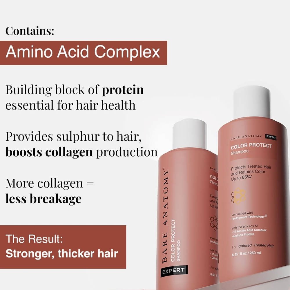 Bare Anatomy Expert Color Protect Shampoo For Dry & Frizzy Hair, Retains Color Upto 8 Weeks - Vamzn#