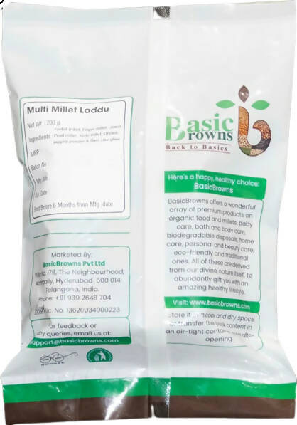 BasicBrowns Multi Millet Laddu - Vamzn#