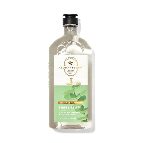 Bath & Body Works Eucalyptus Spearmint Stress Relief Body Wash + Foam Bath - Vamzn#