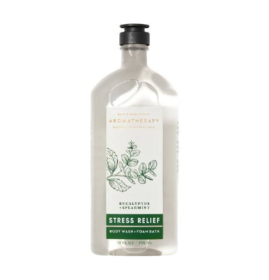 Bath & Body Works Eucalyptus Spearmint Stress Relief Body Wash + Foam Bath - Vamzn#