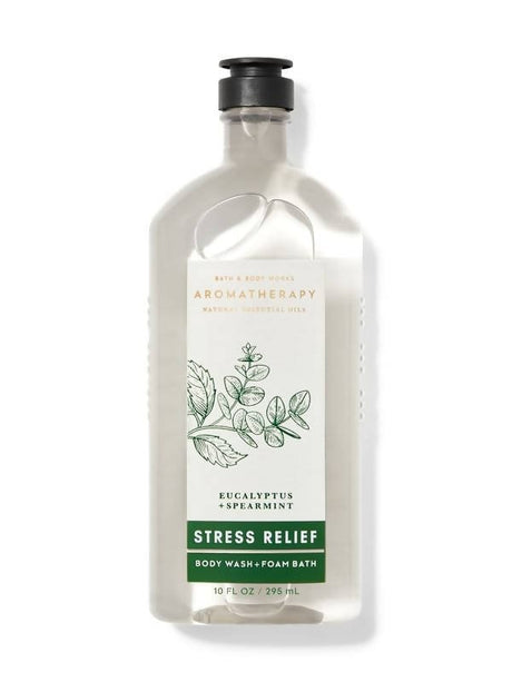 Bath & Body Works Eucalyptus Spearmint Stress Relief Body Wash + Foam Bath - Vamzn#