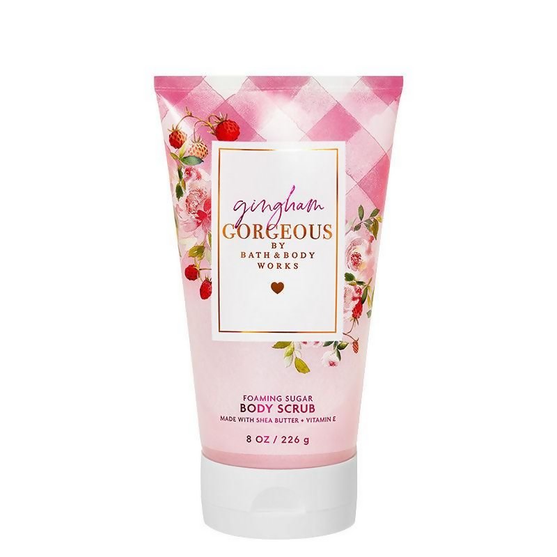 Bath & Body Works Gingham Gorgeous Foaming Sugar Body Scrub - Vamzn#