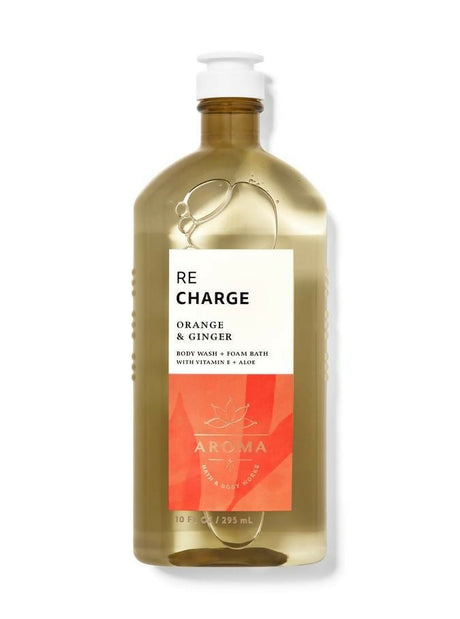 Bath & Body Works Orange Ginger Body Wash and Foam Bath - Vamzn#