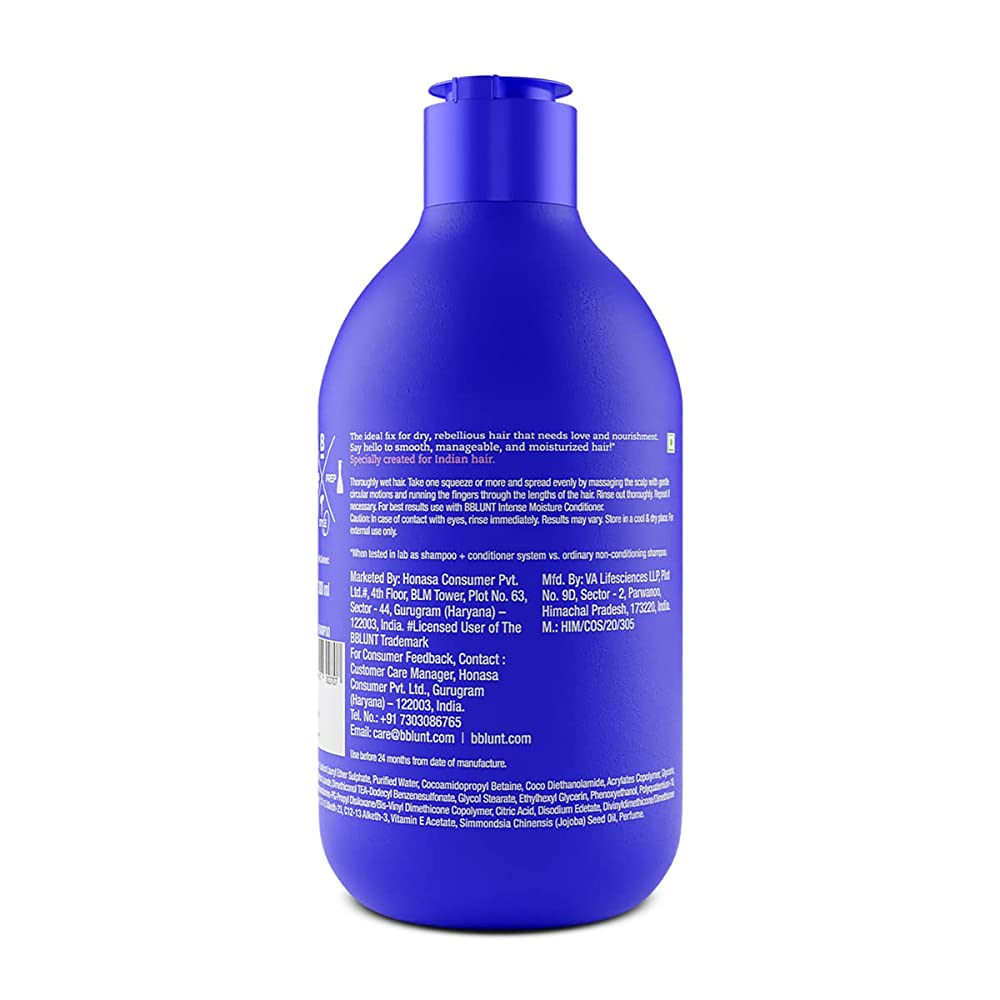 BBlunt Intense Moisture Shampoo For Seriously Dry Hair - Vamzn#