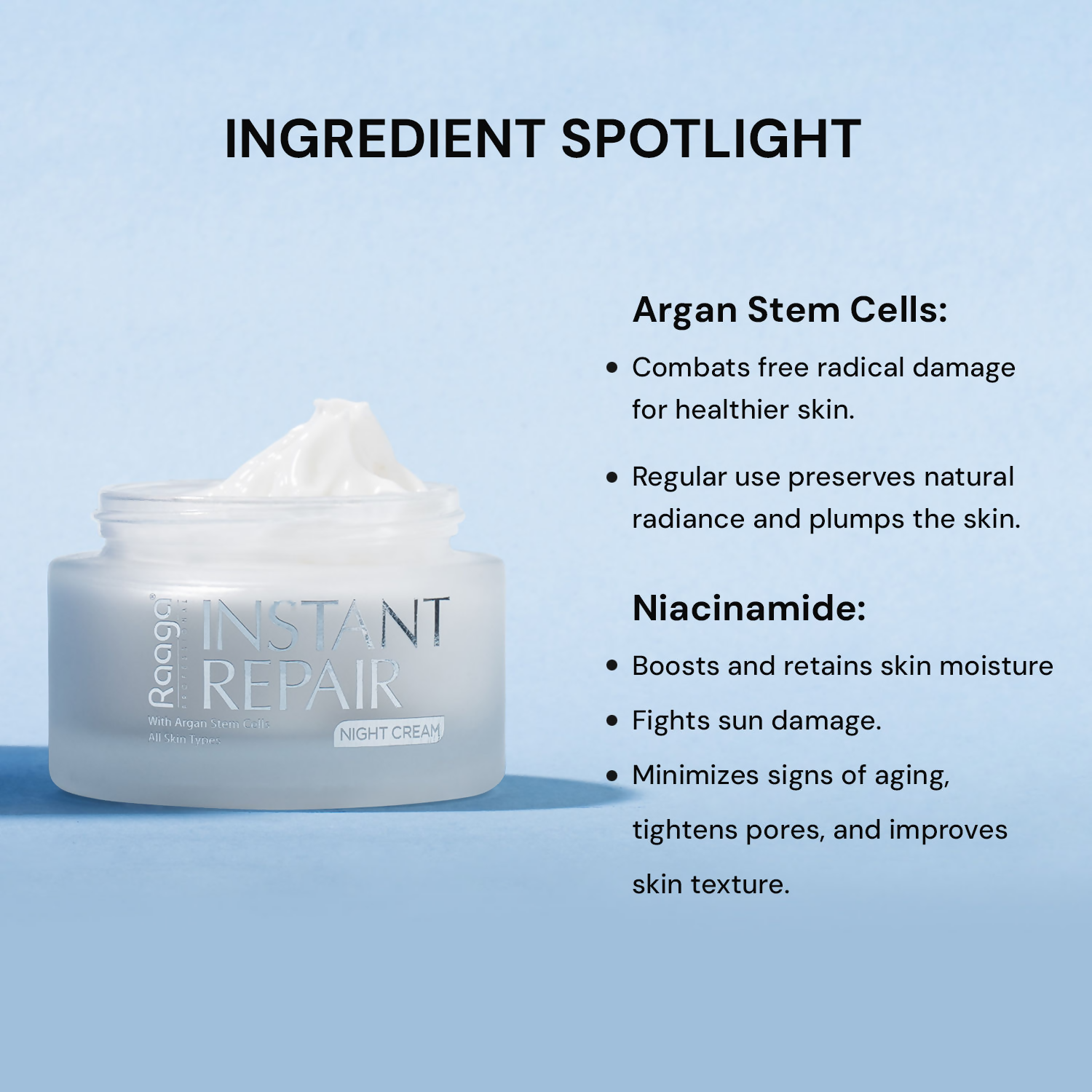 Raaga Professional Instant Repair Night Cream