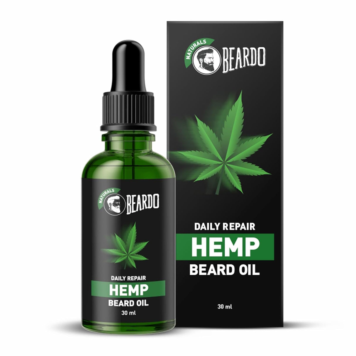 Beardo Beard Oil for Men, 30 ml | Daily Repair Hemp Beard Oil for Healthy Beard | Non - Sticky, Light; Hemp Seed Oil for Shiny Nourished Beards | Promotes Beard Growth - Vamzn#
