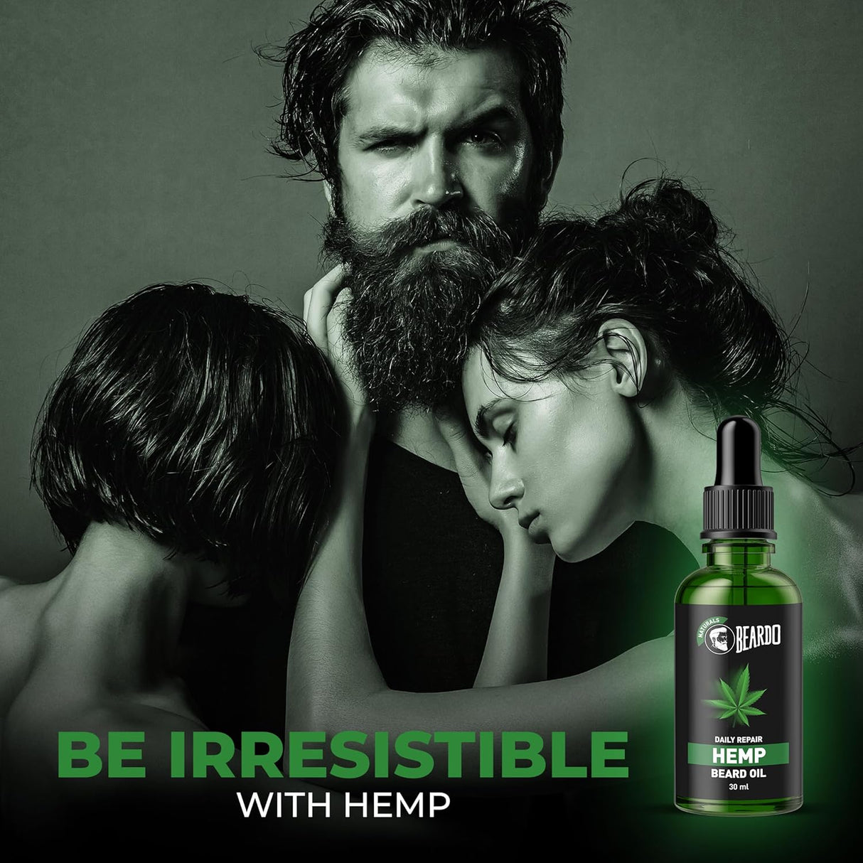 Beardo Beard Oil for Men, 30 ml | Daily Repair Hemp Beard Oil for Healthy Beard | Non - Sticky, Light; Hemp Seed Oil for Shiny Nourished Beards | Promotes Beard Growth - Vamzn#