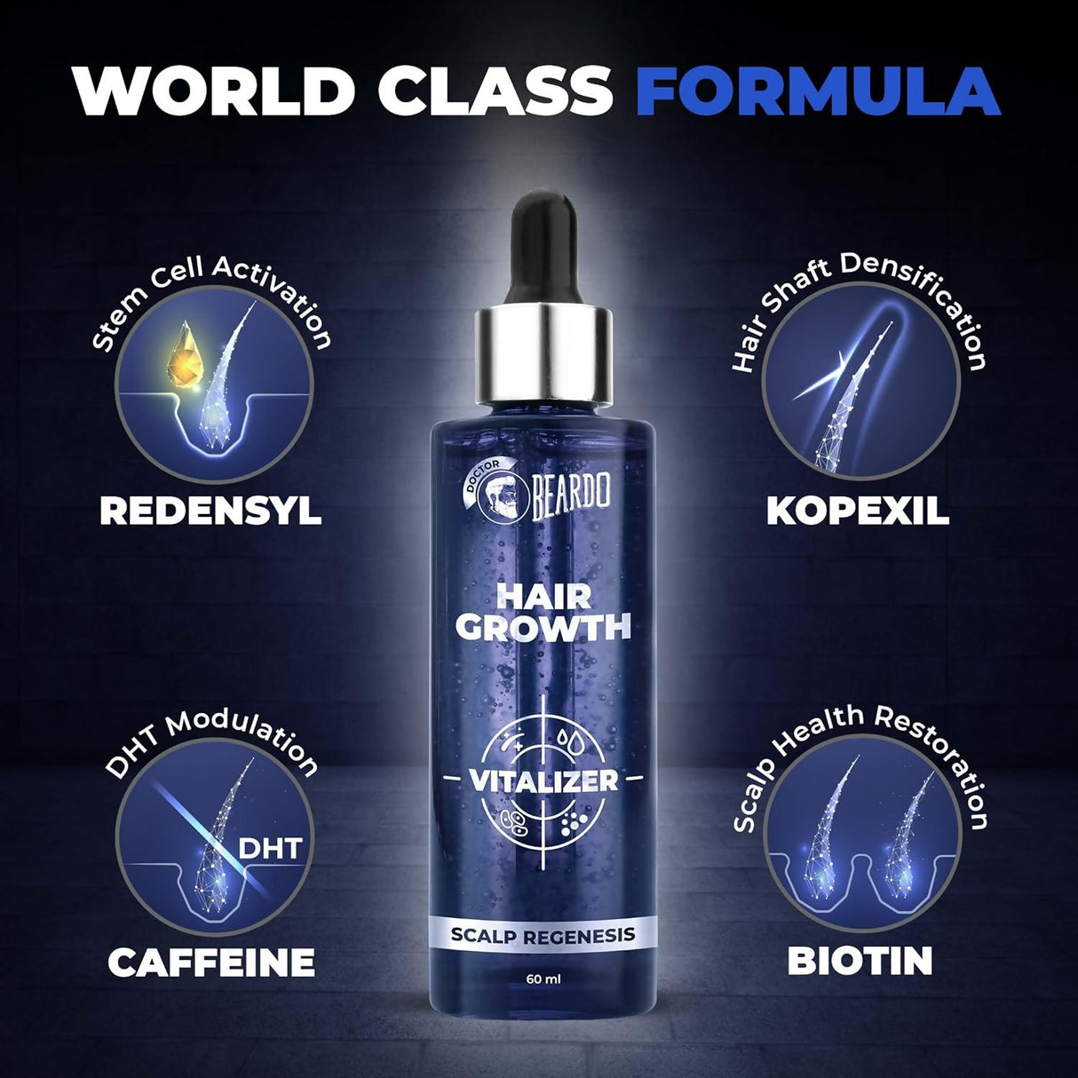 Beardo Hair Growth Vitalizer Serum - Vamzn#