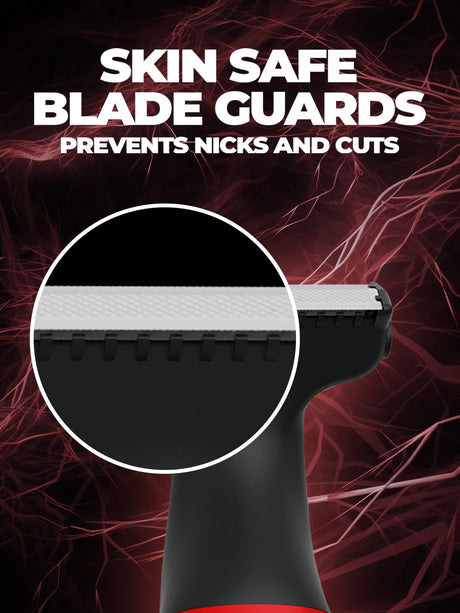 Beardo Multipurpose I Blade Trimmer & Shaver for Beard, Body, Hair & Groin | One Blade Trimmer With 4 Trimming Combs | 90 min. Run Time USB TYPE C Charging Powerful Li+ battery| Shaver For Men, Black | Gift For Brother | Gift For Friends - Vamzn#