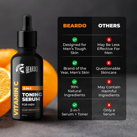 Beardo Vitamin C 2 In 1 Toning Serum - Vamzn#