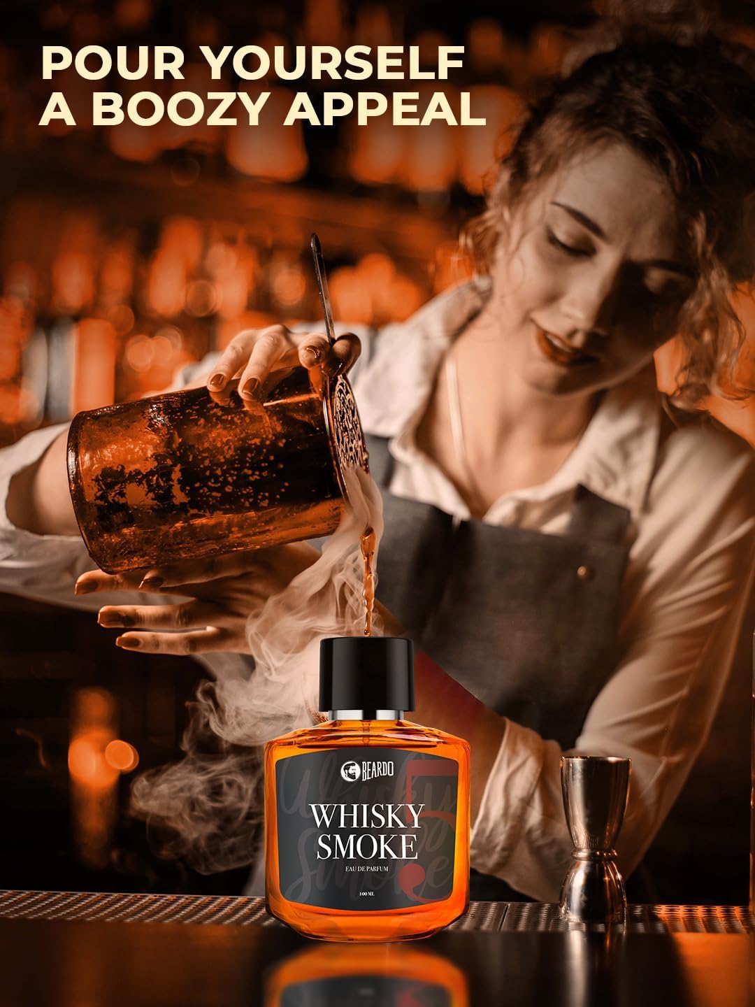 Beardo Whisky Smoke Perfume for Men, 50ml | Spicy, Woody - Oudh Scent Eau De Parfum | Long Lasting Mens Perfume | Best Date Night Fragrance Body Spray | Gift For Brother | Gift For Friends - Vamzn#