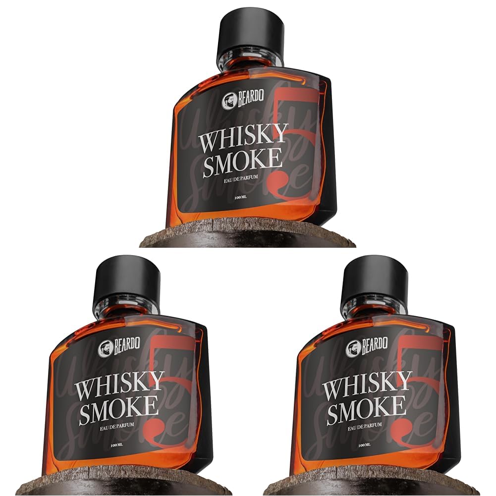 Beardo Whisky Smoke Perfume for Men, 50ml | Spicy, Woody - Oudh Scent Eau De Parfum | Long Lasting Mens Perfume | Best Date Night Fragrance Body Spray | Gift For Brother | Gift For Friends - Vamzn#