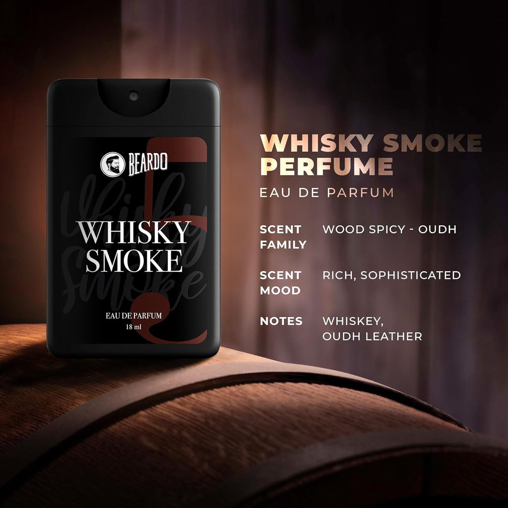 Beardo Whisky Smoke Perfume for Men, 50ml | Spicy, Woody - Oudh Scent Eau De Parfum | Long Lasting Mens Perfume | Best Date Night Fragrance Body Spray | Gift For Brother | Gift For Friends - Vamzn#