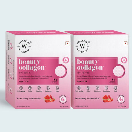 Beauty Collagen Strawberry Watermelon Flavor Sachets - Vamzn#