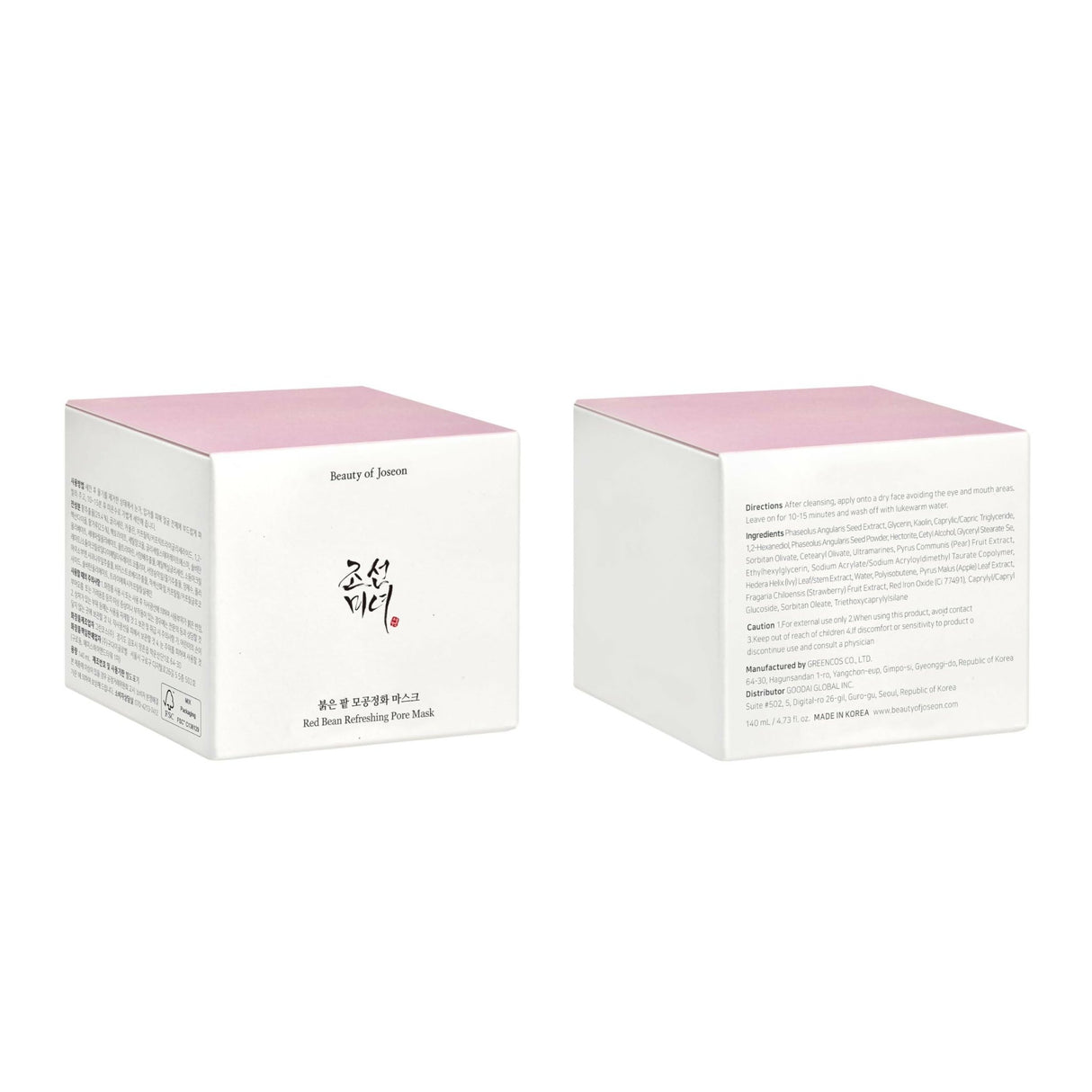 Beauty of Joseon Red Bean Refreshing Pore Mask - Korean Skincare - Vamzn#