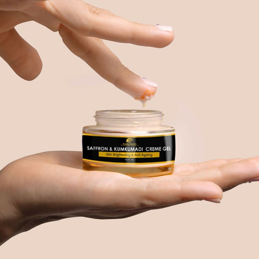 Beauty Secrets Saffron & Kumkumadi Face Cream Gel - Vamzn#