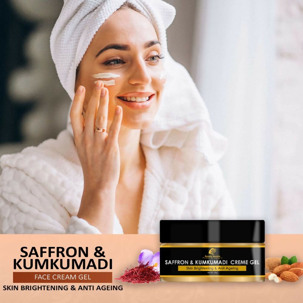 Beauty Secrets Saffron & Kumkumadi Face Cream Gel - Vamzn#