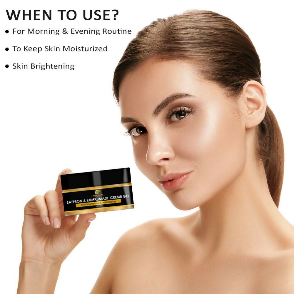 Beauty Secrets Saffron & Kumkumadi Face Cream Gel - Vamzn#
