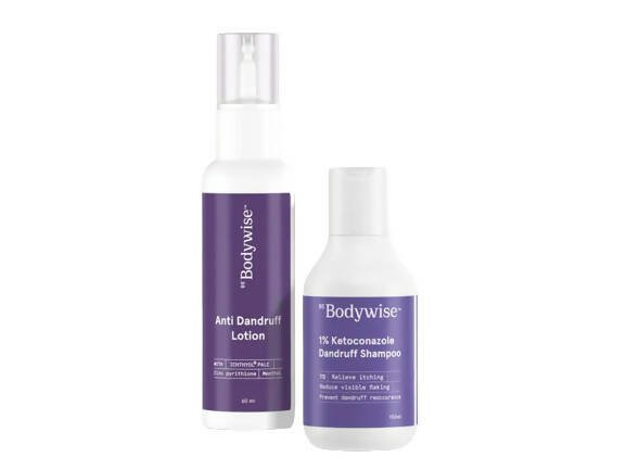 BeBodywise 1% Ketoconazole Dandruff Shampoo and Anti Dandruff Lotion - Vamzn#