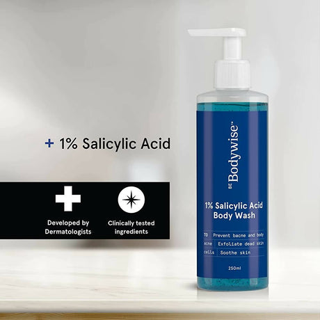 BeBodywise 1% Salicylic Acid Body Wash - Vamzn#