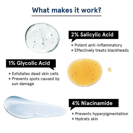 BeBodywise 2% Salicylic Acid Gel for Reduces Acne Breakouts & Spots - Vamzn#