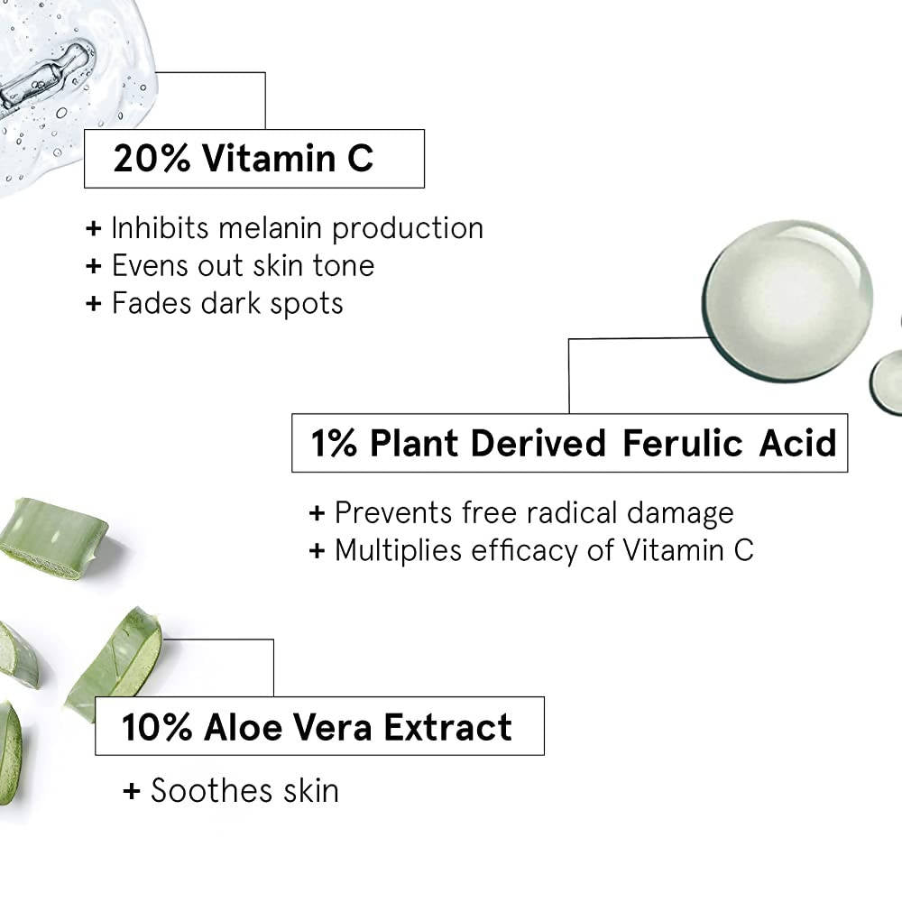 BeBodywise 20% Vitamin C Face Serum - Vamzn#