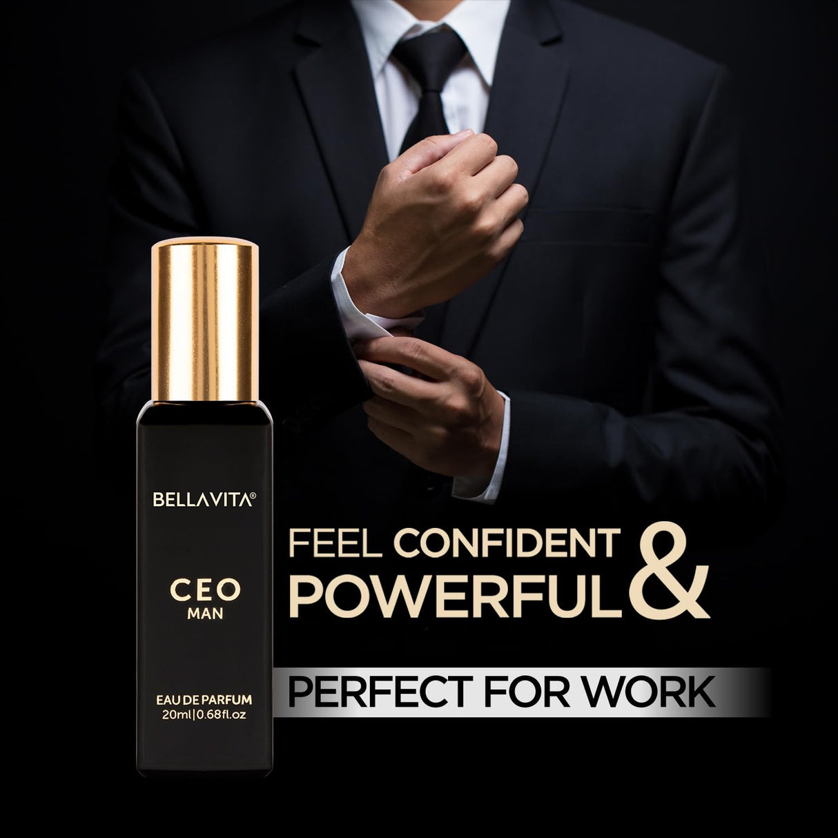 Bella Vita Luxury CEO Man & White Oud Unisex Perfume Combo with Tonka, Agarwood & Orange | Woody Long Lasting EDP Fragrance Scent, Pack of 2, 20 ml Each - Vamzn#