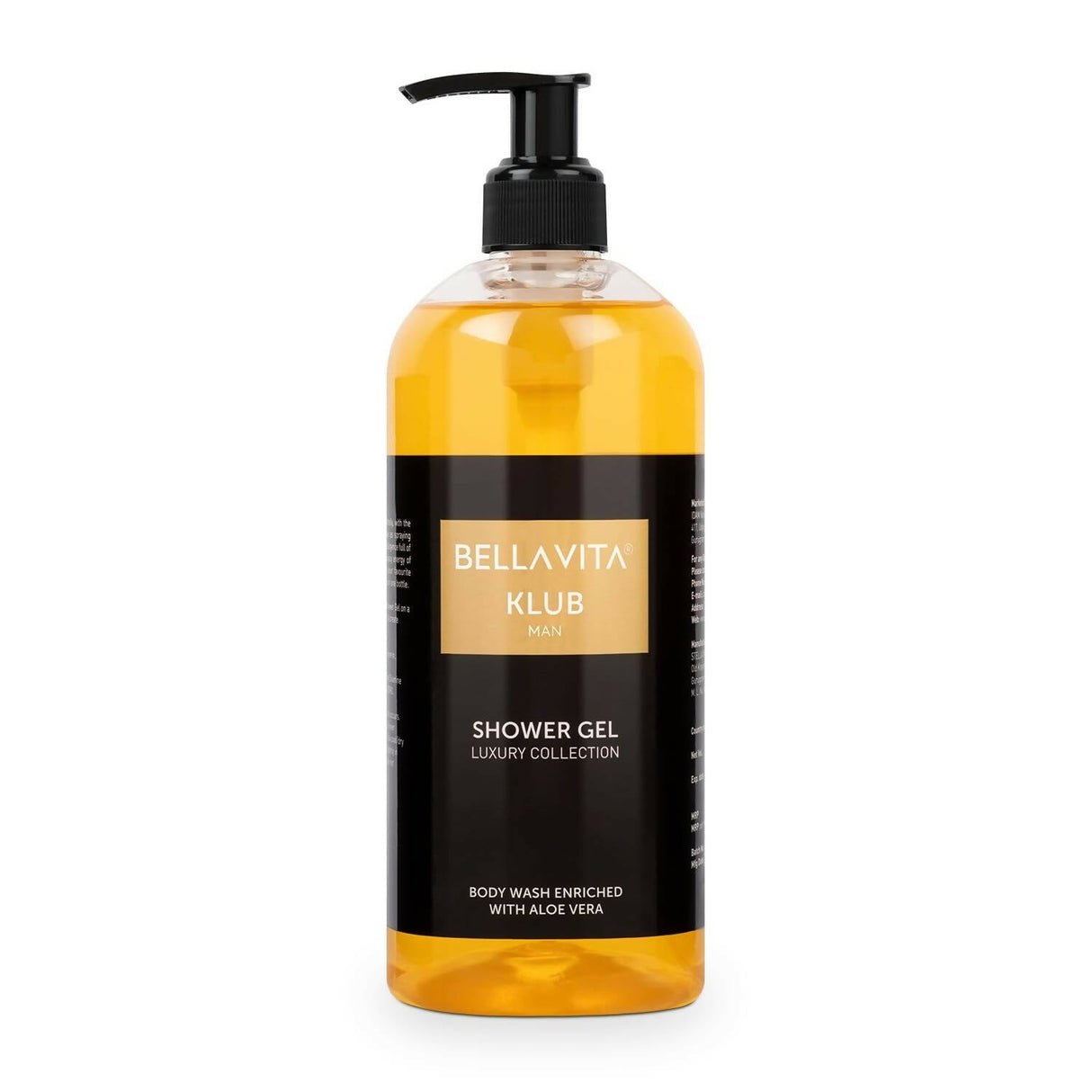 Bella Vita Luxury KLUB Man Body Wash Refreshing Shower Gel - Vamzn#