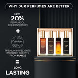 Bella Vita Luxury Man Perfume Gift Set 4 x 20 ml for Men with KLUB, OUD, CEO, G.O.A.T Perfume | Woody, Citrusy Long Lasting EDP Fragrance Scent - Vamzn#