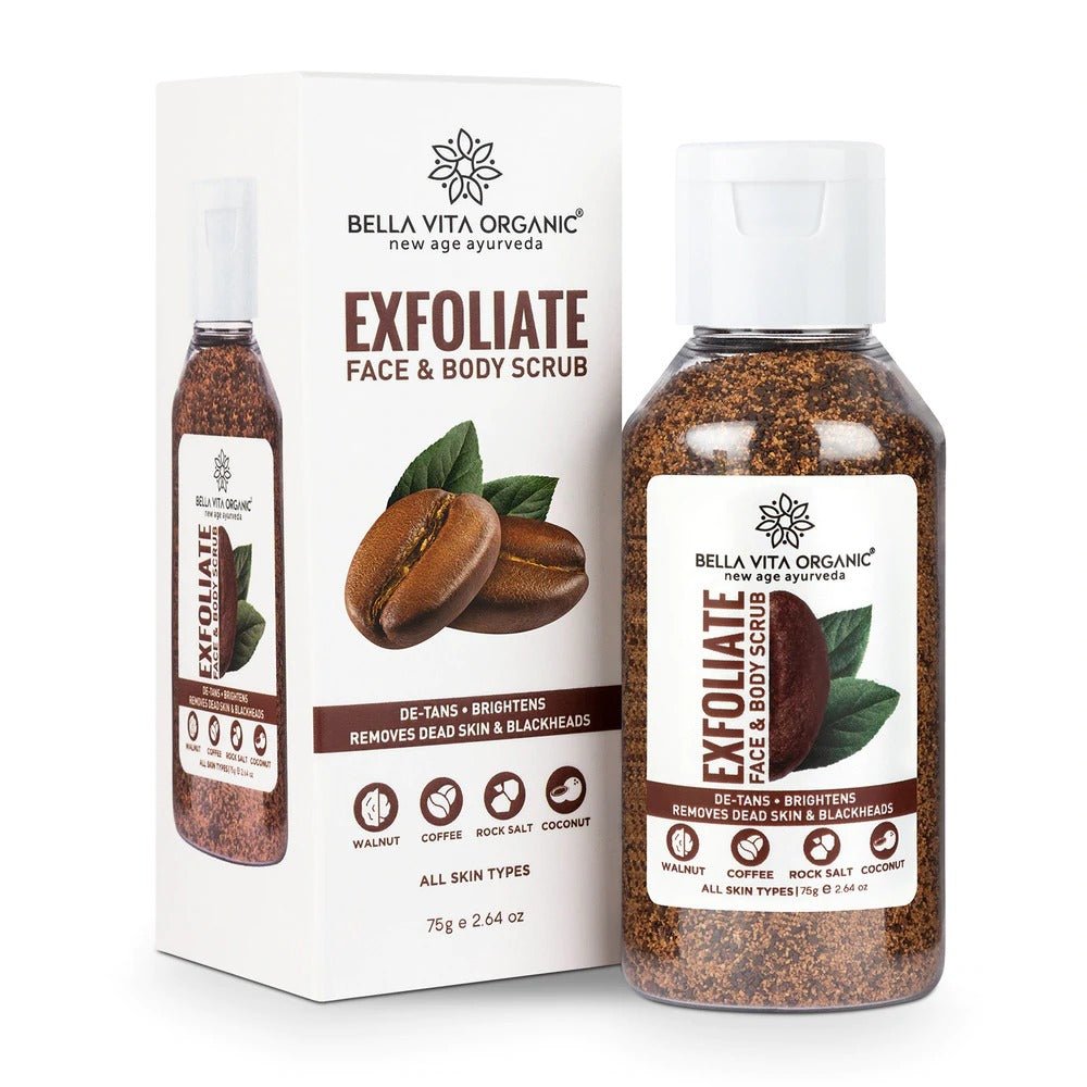 Bella Vita Organic Exfoliate Face And Body Scrub Grit - Vamzn#