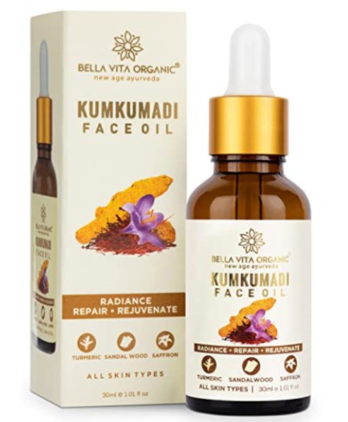 Bella Vita Organic Kumkumadi Face Glow Oil - Vamzn#