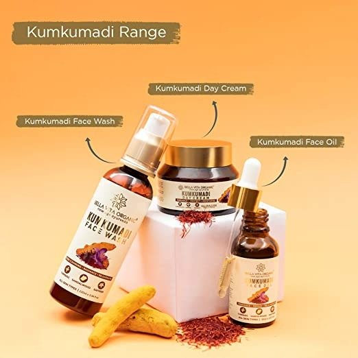 Bella Vita Organic Kumkumadi Face Glow Oil - Vamzn#