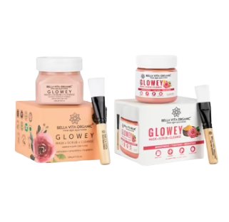 Bella Vita Organic New Age Ayurveda Glowey Mask + Scrub + Cleanse - Vamzn#