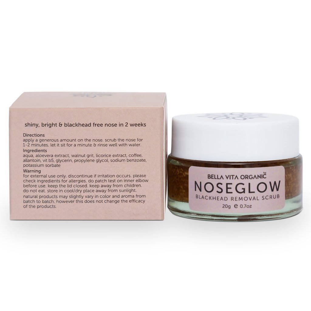 Bella Vita Organic Nose Glow Blackhead Removal Scrub - Vamzn#