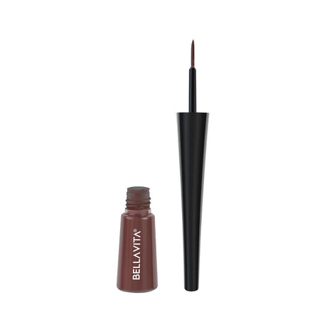 BELLAVITA Intense Drama Waterproof Eyeliner, Black, Matte Finish, Smudge - Proof, Fast - Drying, Felt Tip Applicator, Enriched with Biotin, 3.5 ml - Vamzn#