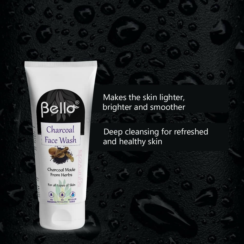 Bello Herbals Charcoal Face Wash - Vamzn#