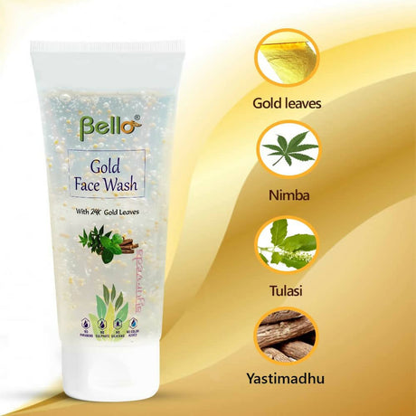 Bello Herbals Gold Face Wash - Vamzn#