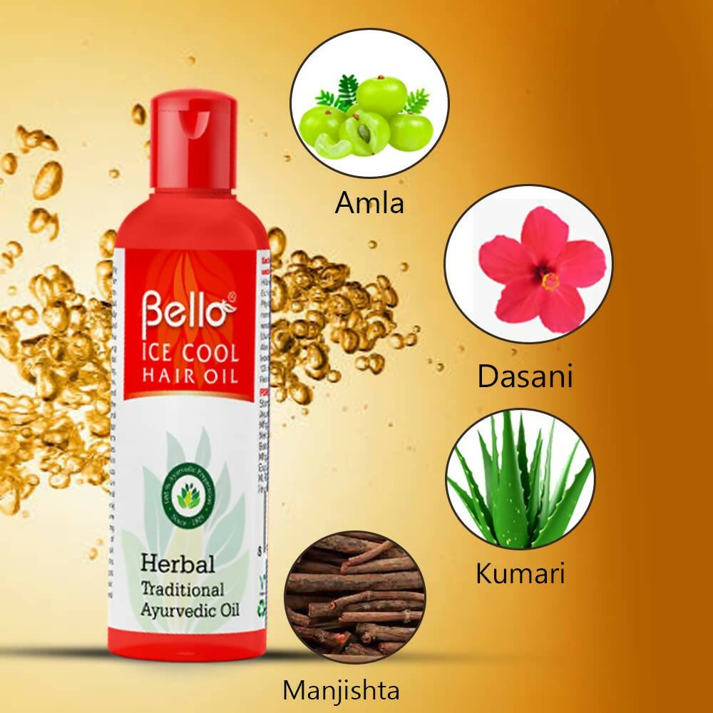 Bello Herbals Ice Cool Hair Oil - Vamzn#
