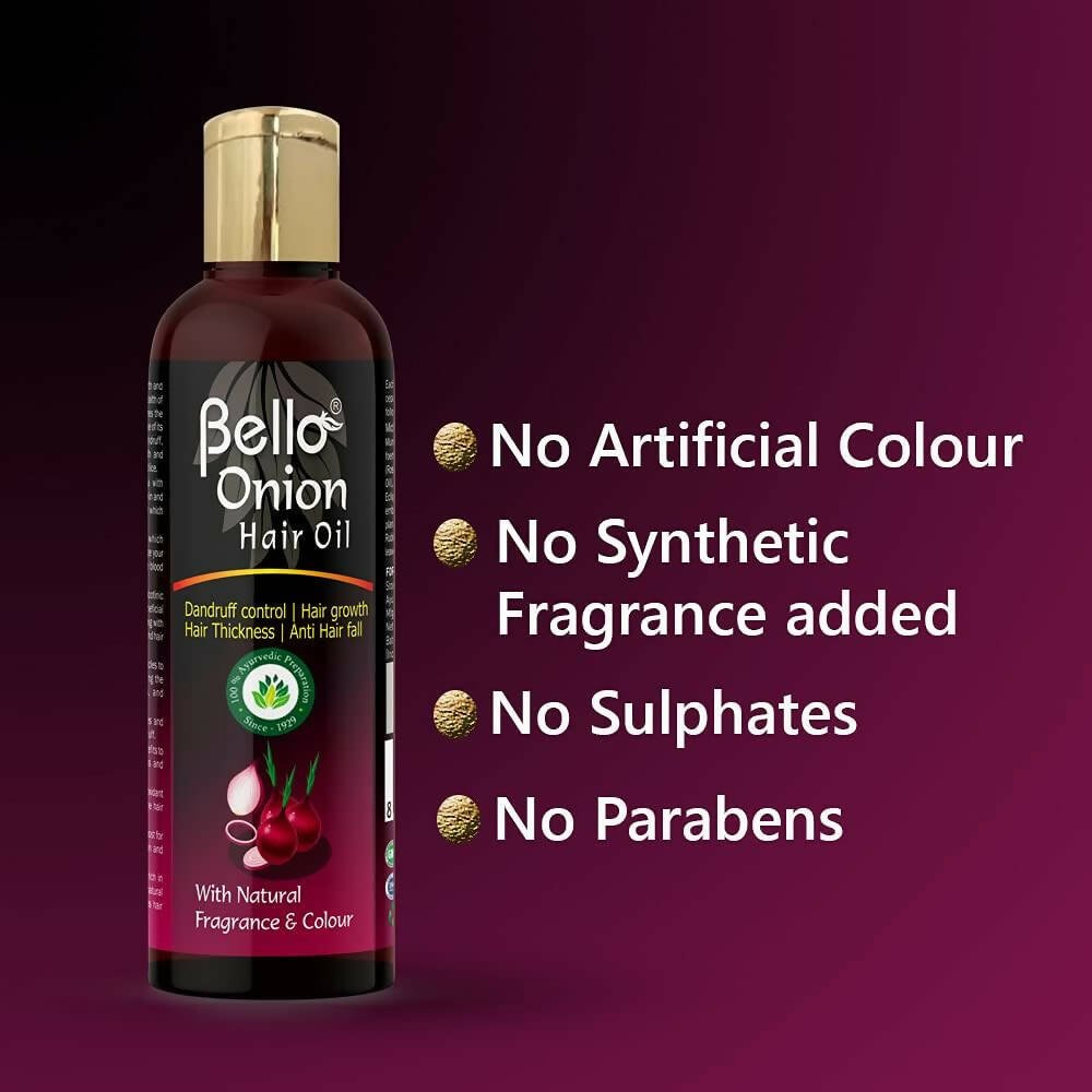Bello Herbals Onion Hair Oil - Vamzn#