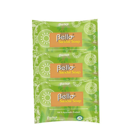 Bello Herbals Sandal Soap Handcrafted Glycerin Based Soap - Vamzn#