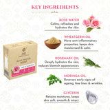 Khadi Essentials Rose Water Handmade Herbal Soap