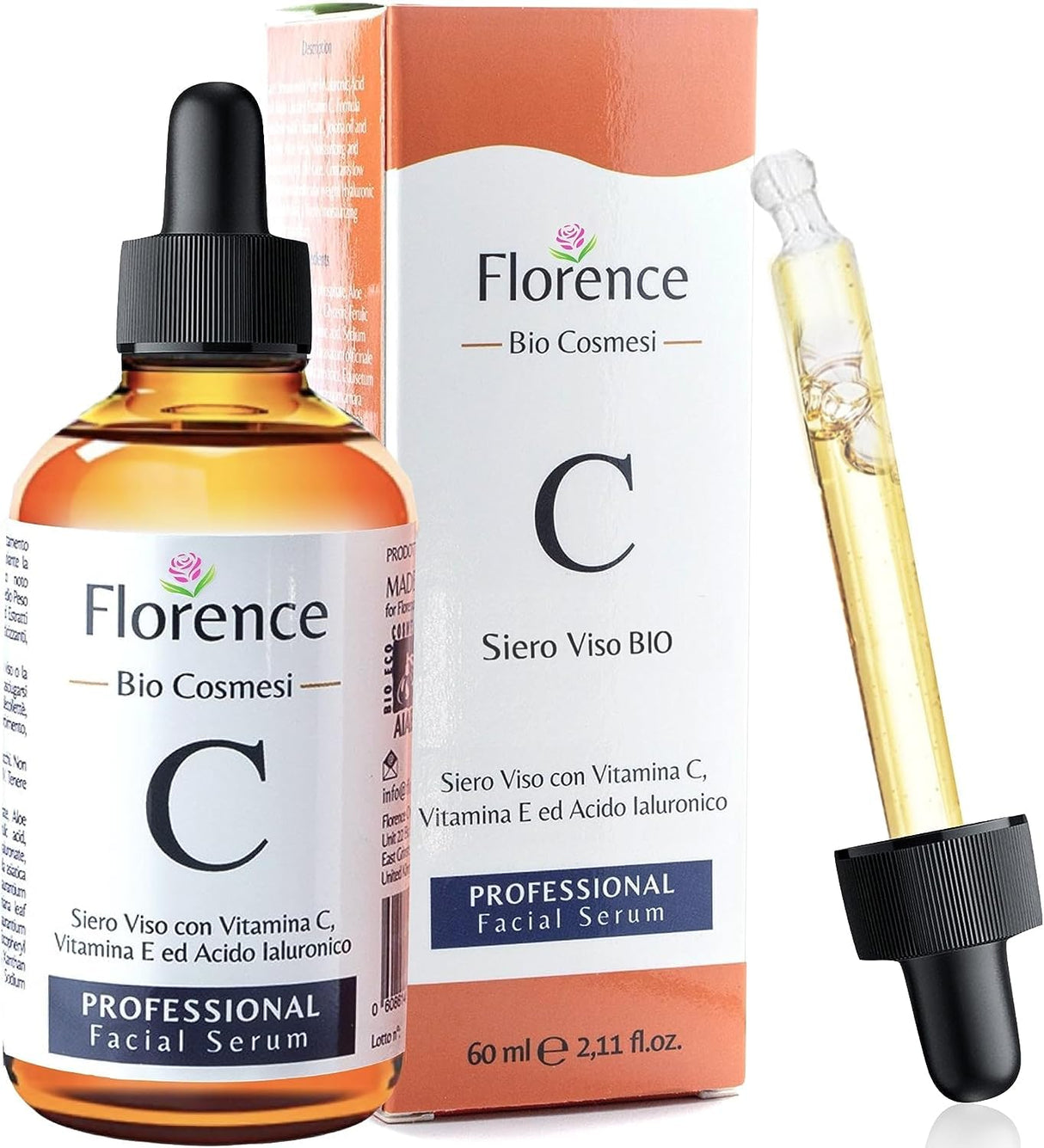 Big 2 Fl Oz. Vitamin C Face Serum. Anti Aging Dark Spot Remover Facial Serum. All - in - One Brightening Vitamin C, Niacinamide, Hyaluronic Acid & Vit E Skin Care Serum for Eye Area, Fine Lines & Wrinkles - Vamzn#