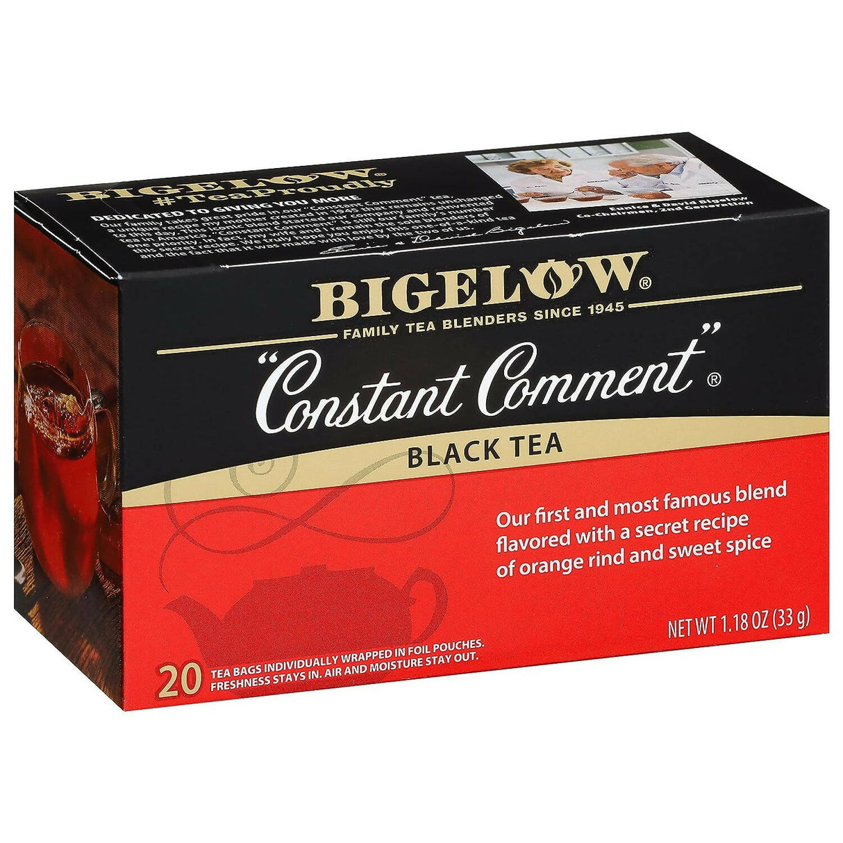 Bigelow Tea Constant Comment Black Tea Freshness & Aroma Caffeinated - Vamzn#