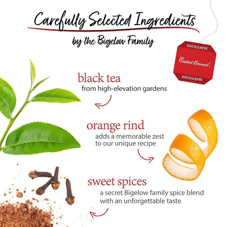 Bigelow Tea Constant Comment Black Tea Freshness & Aroma Caffeinated - Vamzn#