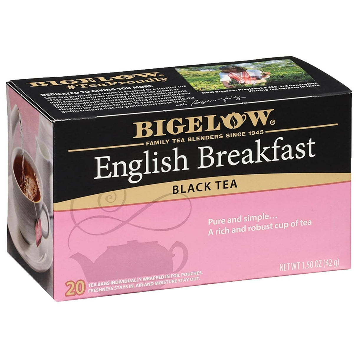 Bigelow Tea English Breakfast Black Tea Freshness & Aroma Caffeinated - Vamzn#