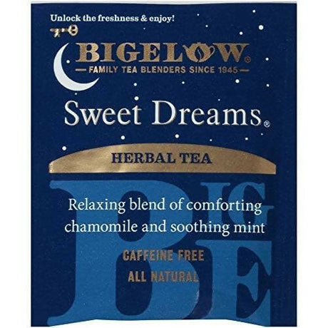 Bigelow Tea Sweet Dreams Herbal Tea Chamomile Smoothing Mint With Freshness & Aroma Caffeine Free - Vamzn#